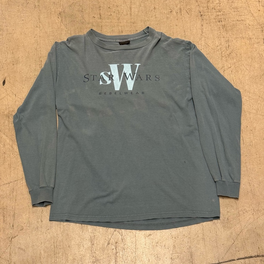 Vintage 90s Star Wars Rebelwear Skywalker Jedi Longsleeve Shirt Changes Size XL
